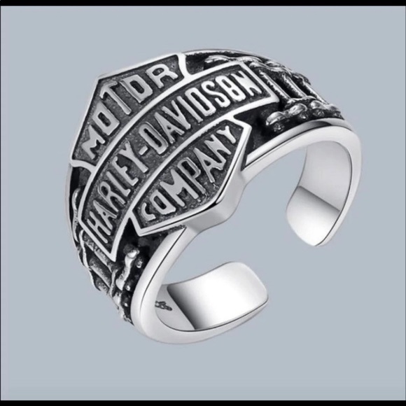 Harley-Davidson Motor Company Adjustable 925 Sterling Silver resizable +… - Picture 6 of 6